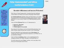 Tablet Screenshot of peter-grammersdorf.de